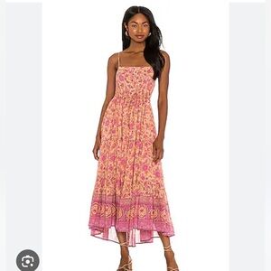 Spell Folk Song Sundress in Blossom Print